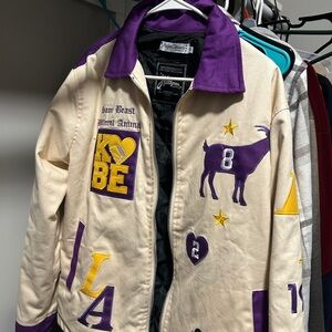 Purple and Cream Kobe Jacket